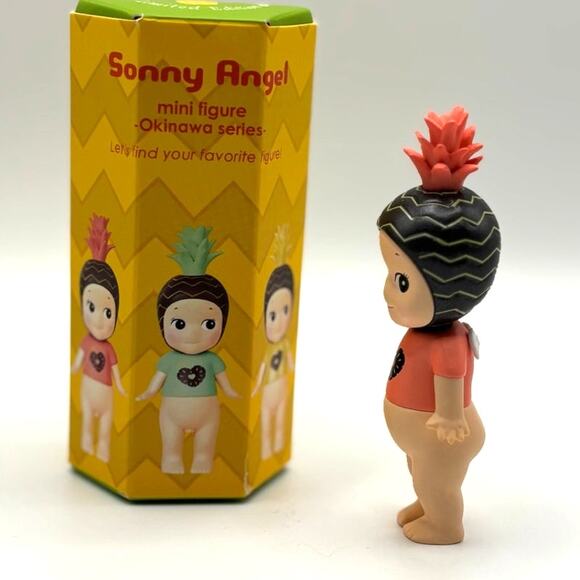 New SONNY ANGEL Red Pineapple Mini Figure, Okinawa Series, Opened Blind Box - Picture 3 of 5